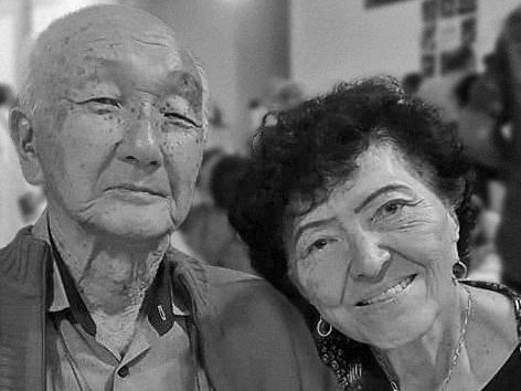 Foto de Olga e Itsuro Takahara